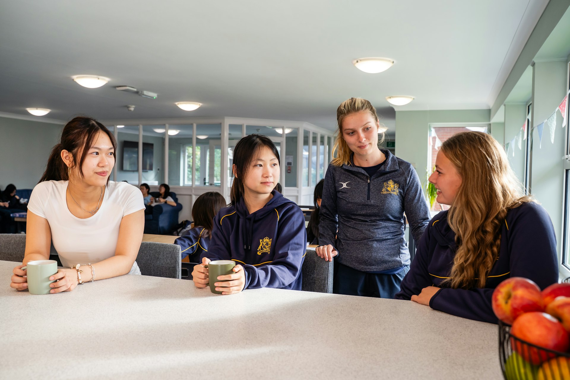 Inside the new boarding house at Ipswich School